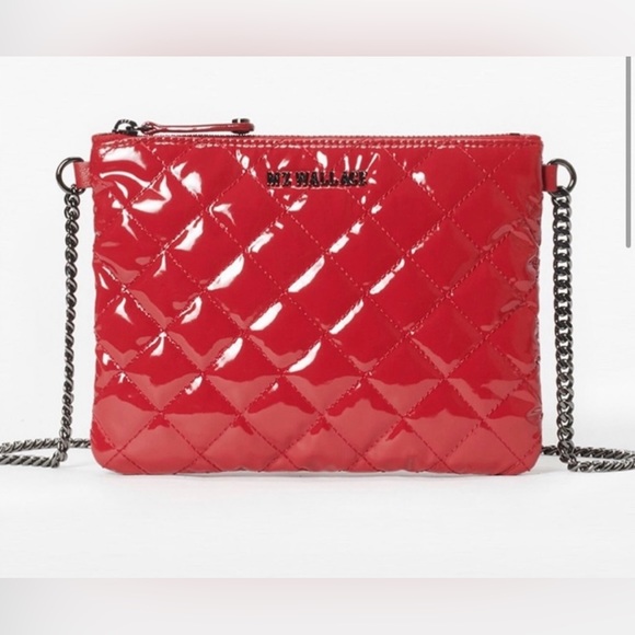 MZ Wallace Handbags - ❣️ MZ WALLACE RUBY ROUGE LACQUER XS CROSSBODY NWT❣️